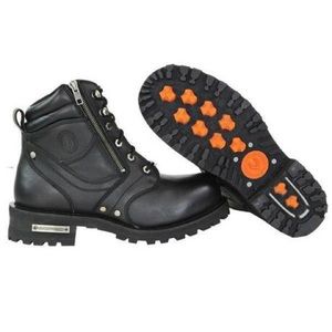 Men’s motorcycle genuine leather boots NEW